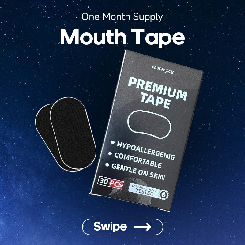 Box of Premium Tape with a single piece on a blue background