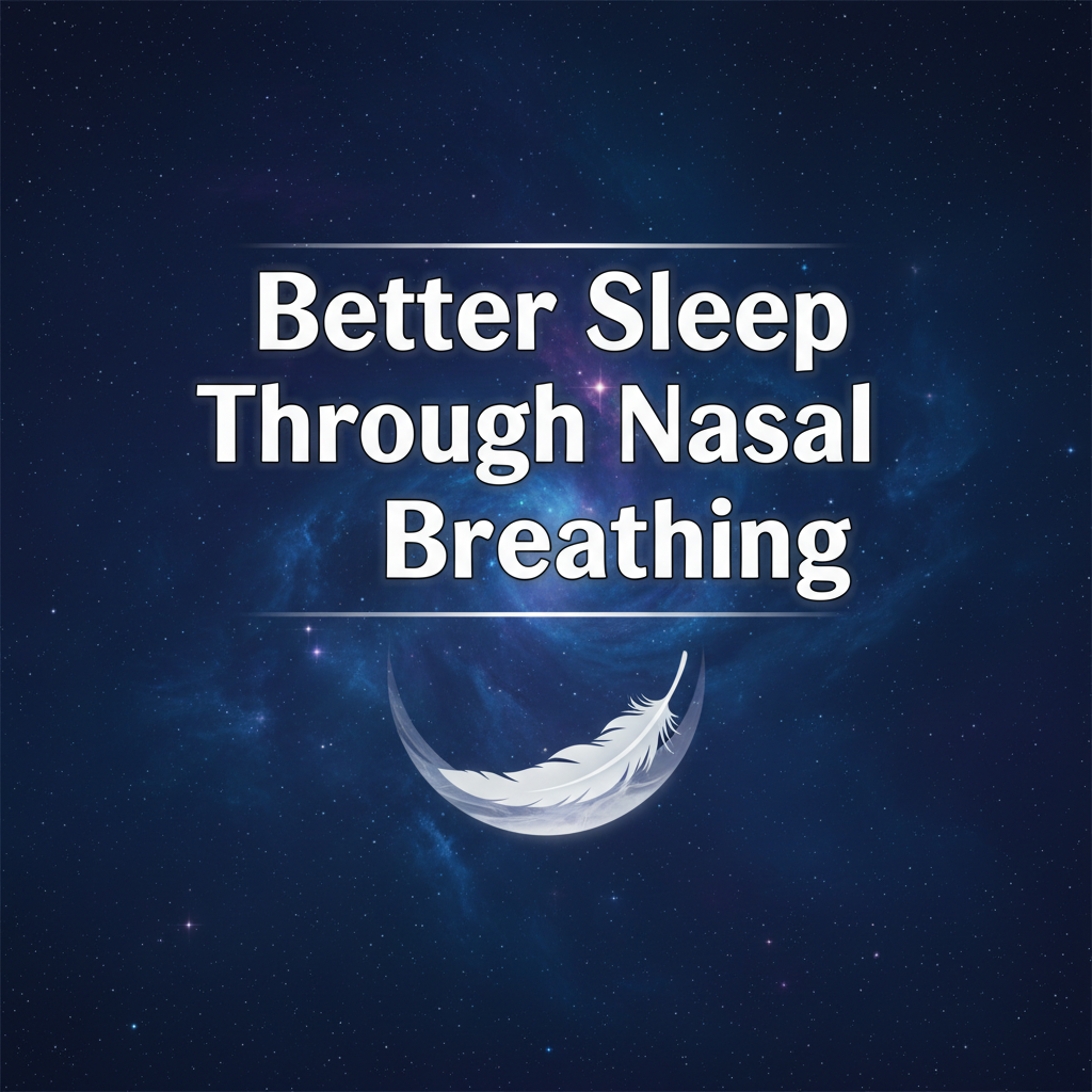 Better Sleep Through Nasal Breathing - White Text